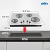 Summit 30" 4 Burner Electric Cooktop, 230 Volt Coil Electric Cooktop, ADA compliant, Stainless Steel- CR430SS 3
