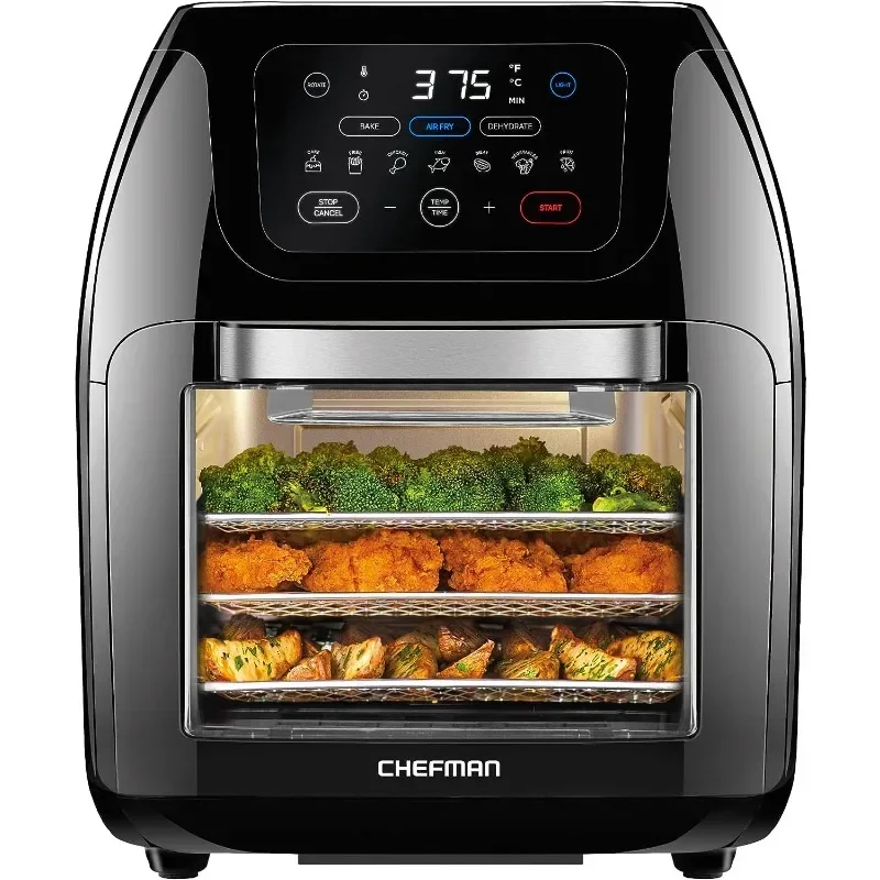 ZAOXI cooking air fryers on Digital Air Fryer+ Rotisserie, Convection Oven, 17 Screen Presets Fry, Auto Shutoff 2