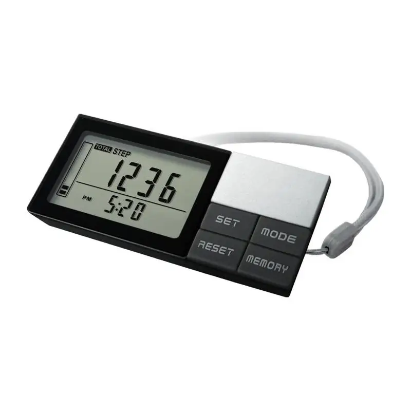 Portable Pedometer With LED Display Calorie Kilometer Counter Pedometer