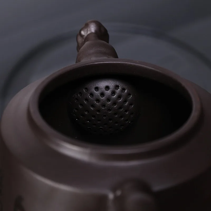 Jianshui Purple Pottery Pot Ceramic Kung Fu Teapot Tea Kettle Handmade Teapot Tea Maker Tea Set Small Teapot Teawater Sets 3