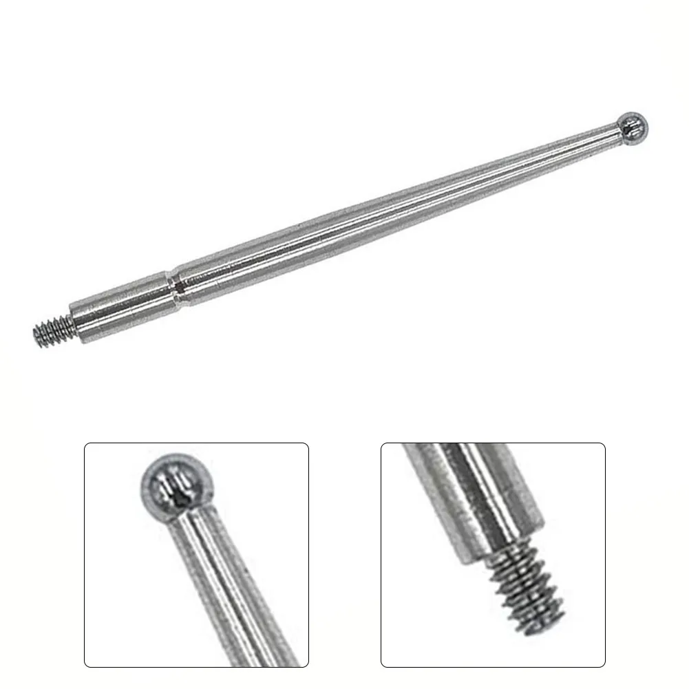 Contact Points For Dial Test Indicator 2mm Carbide Ball M1 6 Thread Shank 36 8mm Length For Enhanced Measurement Accuracy