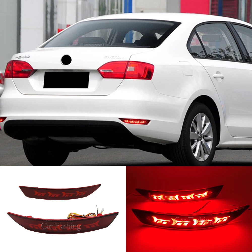 Rear Bumper Air Diffuser suitable for VW Jetta Mk6 VI (2011-2014) GLI Design