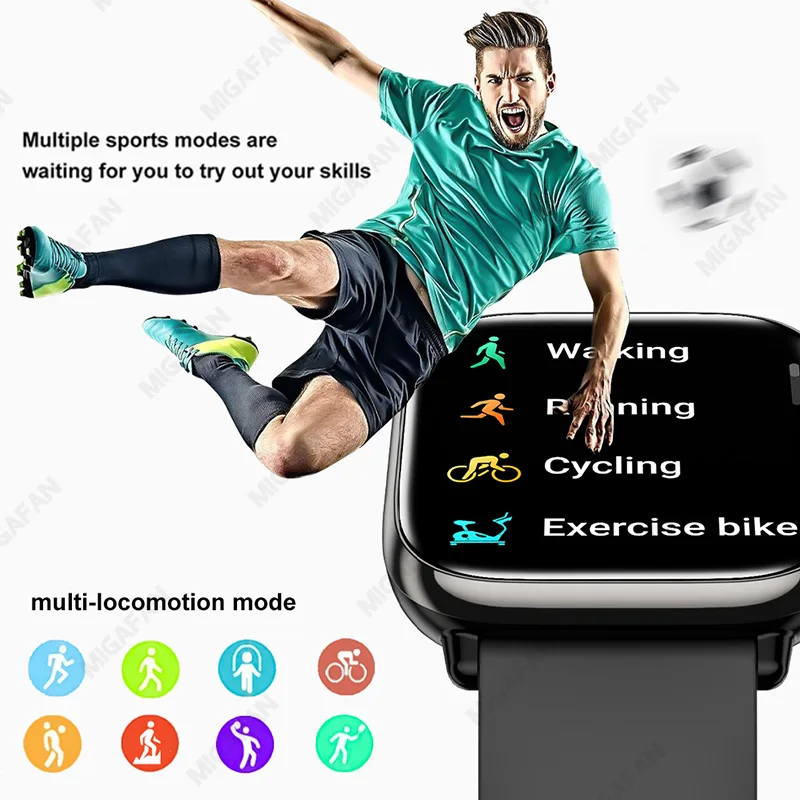  AMOLED ũ Ʈ ġ,  ȭ, NFC Ʈġ,  ɹڼ ƮϽ ġ, IP68 , 1.75 ġ