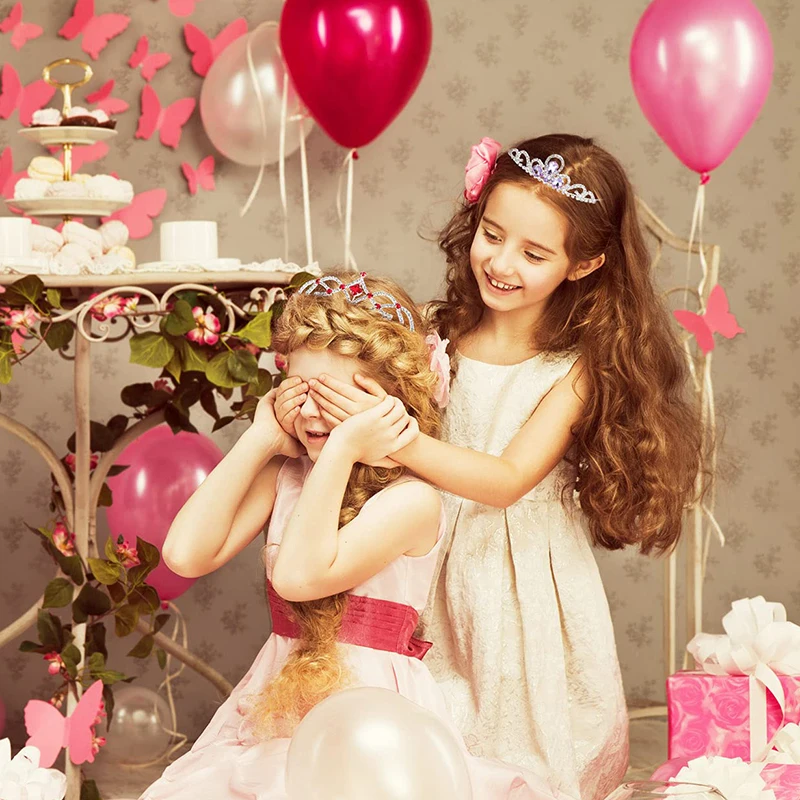 Strass Kristall Tiara Prinzessin Krone Strass Stirnband Mädchen Kronen für Kinder Hochzeit Abschlussball Geburtstag Party Geschenk – Detail 10