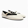 Spring Designer Red Women Ballet Shoes Casual Round Toe Flats Patent Leather Office Female Shoes 3