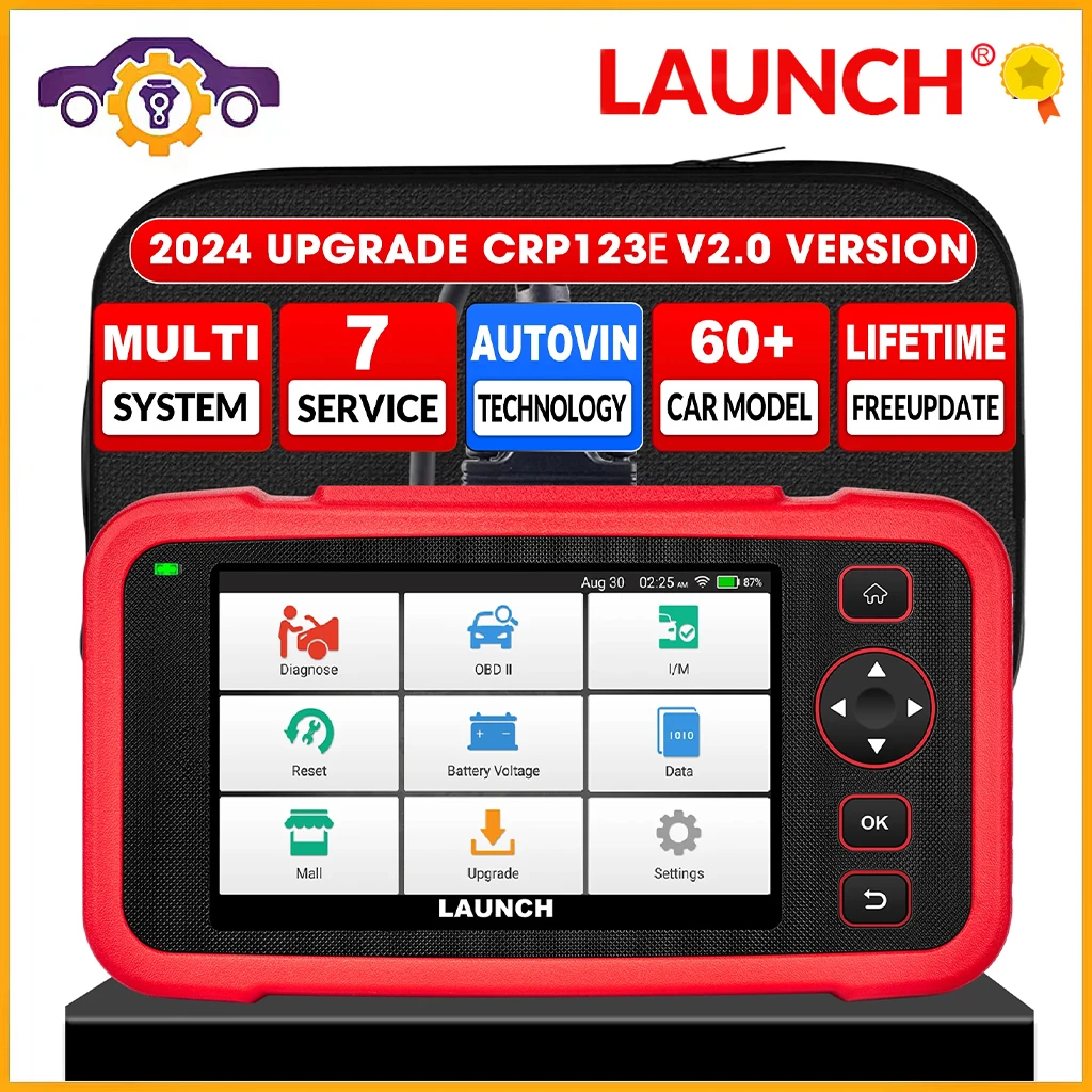 

2024 New LAUNCH X431 CRP123E V2.0 OBD2 Scanner Engine ABS SRS Transmission Car Diagnostic Tool automotive Scan Tools Code Reader