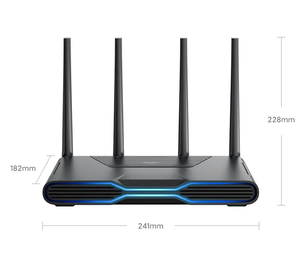 Xiaomi Redmi Router AX5400 Repeater WiFi 6 VPN Lưới 2.5G Cổng Mạng OFDMA MU-MIMO 512MB Qualcomm Chip Tín Hiệu tăng Áp PPPOE