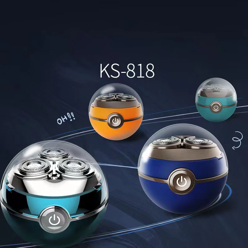 

Electric Shaver Circular Men's Travel Portable Mini Full Body Water Washing Intelligent Shaver ShaverJT234205