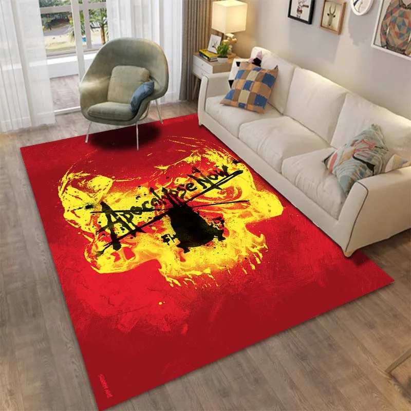 Apocalypse Now Poster Tappeto Tappetini Tappeto Per Soggiorno Camera Da Letto Zerbino Peluche Antiscivolo Sedia Tappetino Bagno Tappeto Regalo