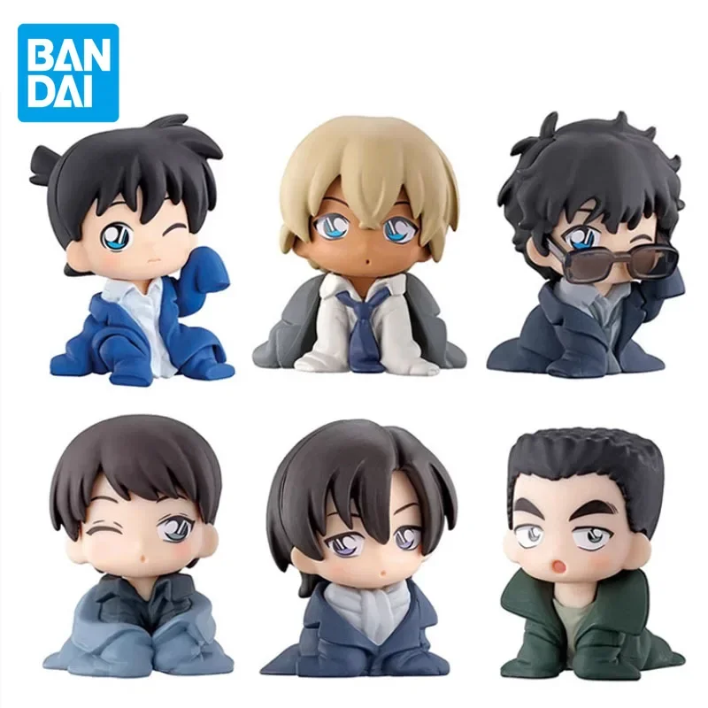 

Bandai Genuine Gashapon Conan Edogawa Jimmy Kudo Furuya Rei Matsuda Jinpei Anime Action Figures Toys for Boys Girls Kids Gifts