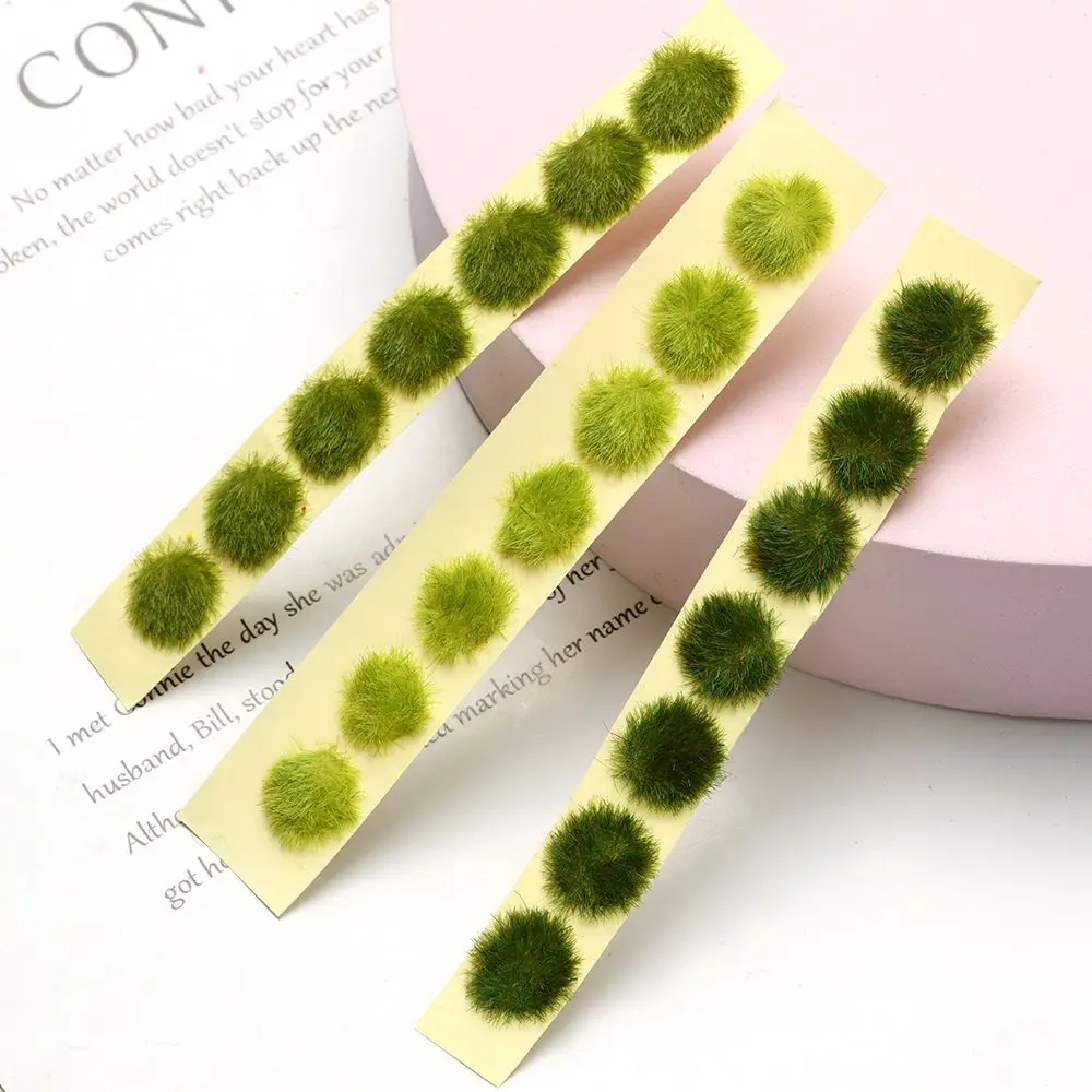 Miniature Garden Decor Grass Tufts and Flower Clusters