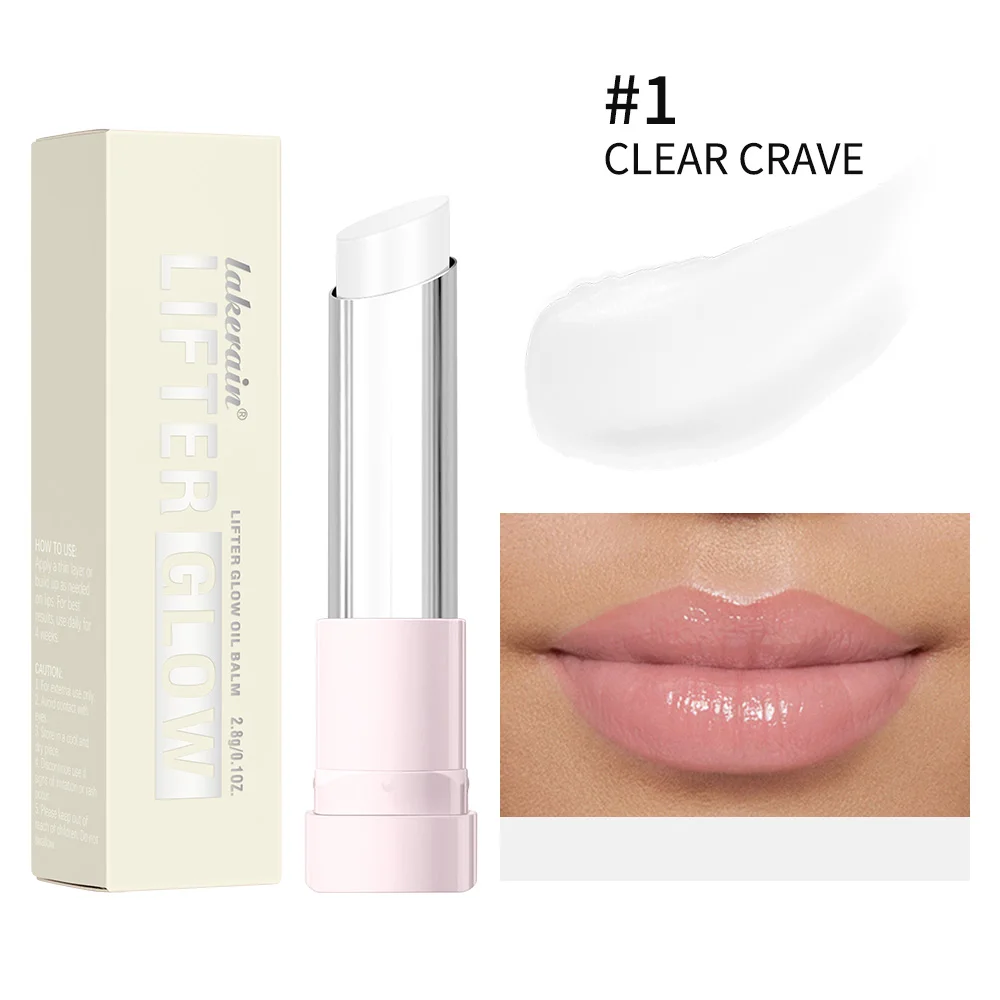 Glossy Hydrating Lip Balm - 24HR Long-Lasting Moisturizing Treatment with Plumping Effect in 10 Shades