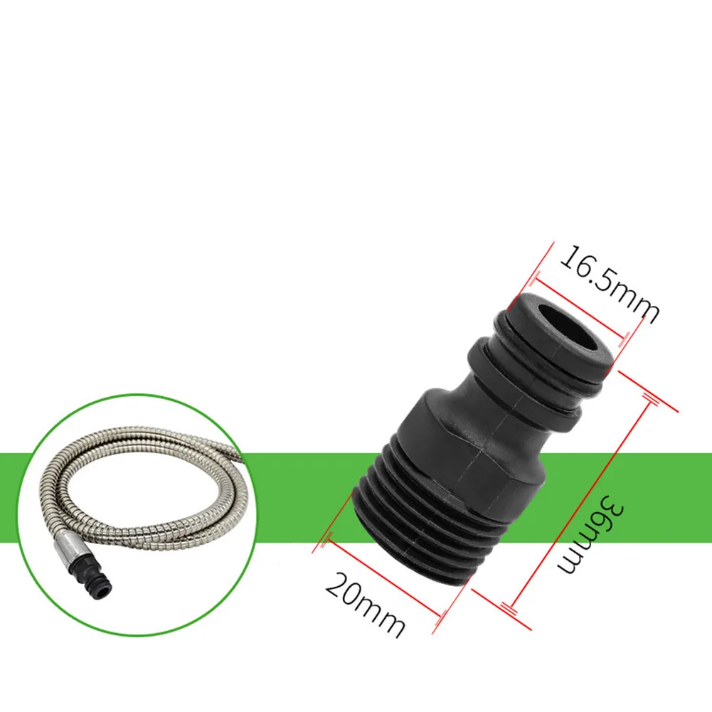 2Pcs 1/2" BSP Threaded Tap Quick Connectors Adaptor Garden Water Hose Quick Pipe Nipple Connector Fitting