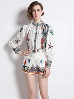 Women-s-Summer-Starfish-Print-Stand-Collar-Lantern-Sleeve-Loose-Shirts-Fashion-Pockets-Belt-Shorts-Runway.jpg