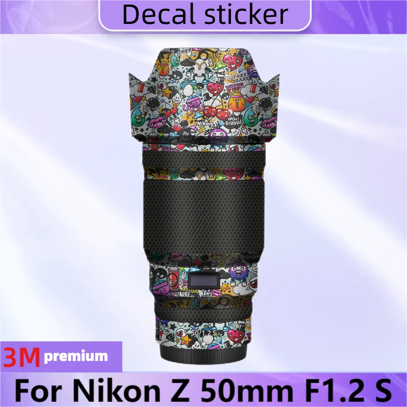 Per Nikon Z 50Mm F1.2 S Anti-Scratch Camera Lens Sticker Coat Wrap Pellicola Protettiva Protezione Del Corpo Copertura Della Pelle 50/1.2 F/1.2 Z50