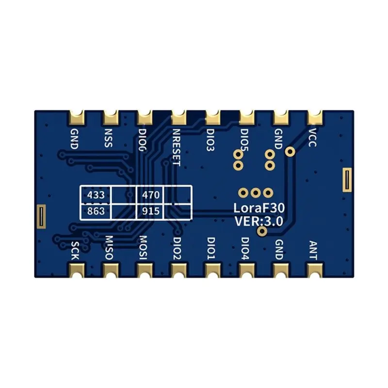 LA-Lora1276f30 1W 6-8Km 장거리 및 고감도 139 Dbm 868Mhz 무선 RF 모듈