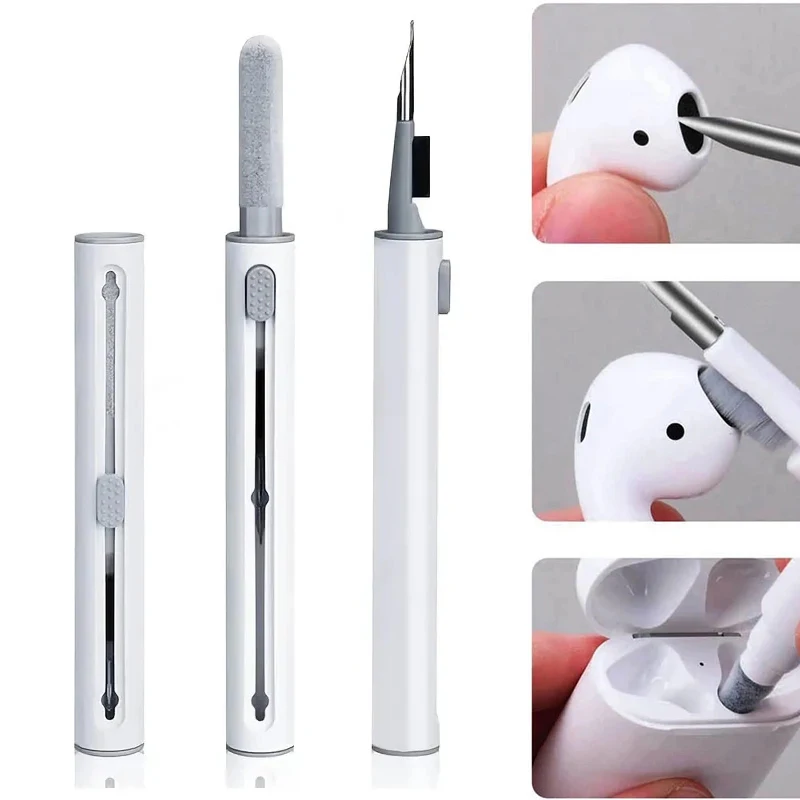 Набор для чистки Airpods Pro 1, 2, 3, чехол, ручка для чистки Bluetooth наушников для iphone, xiaomi, huawei, беспроводные гарнитуры, щетка для чистки