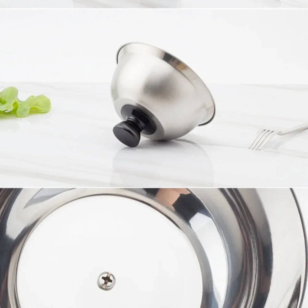 Professional Smash Burger Dome Stainless Steel Round Cover For Griddle Pan Cheese Melting Tool Kitchen Cooking Accessories