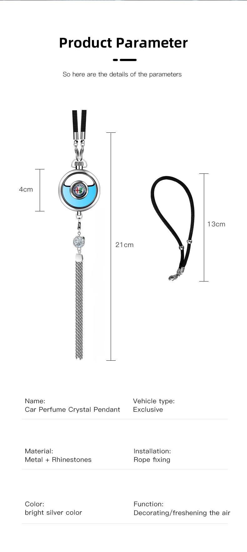 Auto parfum hanger - Overzicht 2