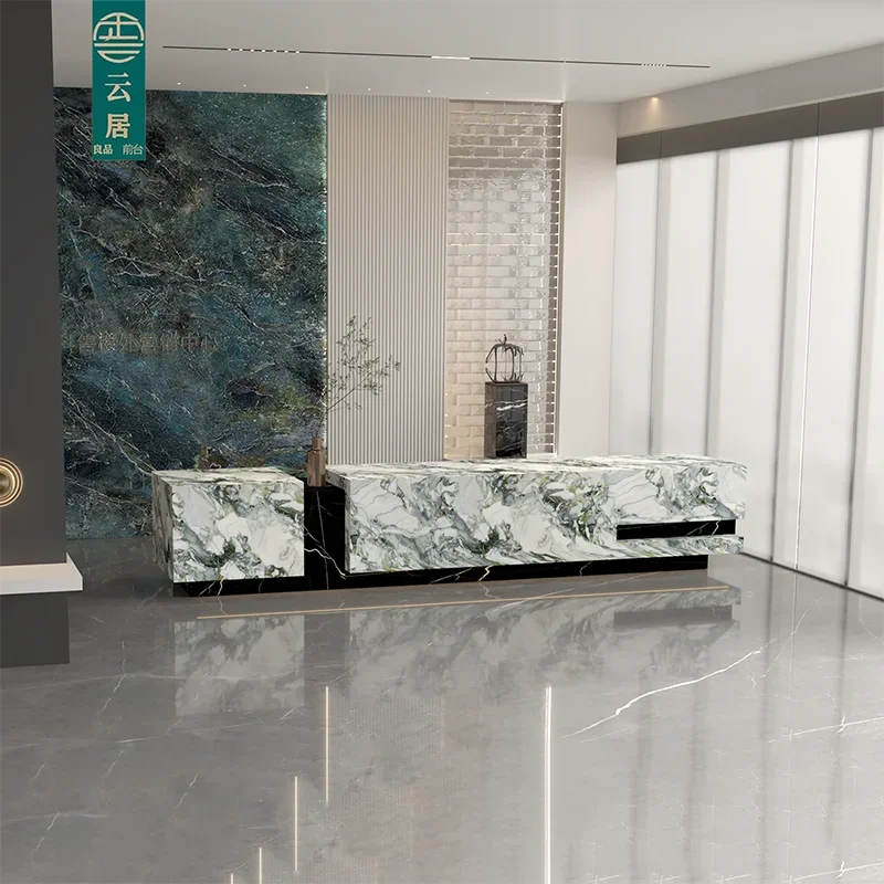 Podium Help Center Customer Service Cashier Counter Desk Church Pulpit Beauty Salon Storage Reception Shop Institute Tables