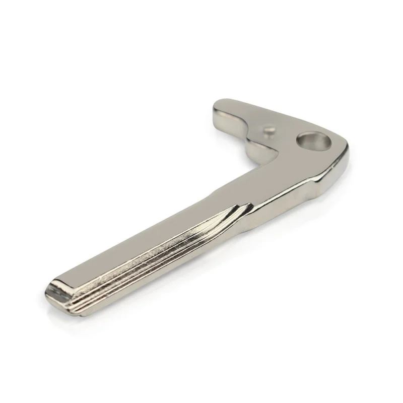 DUDELY Replacement Smart Key Blank For Mercedes Benz 2008 A E S G CLK SLK ML Class W220 Smart Chrome Uncut Key Blade Insert