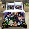 Demon Slayer bedding set soft bed cover pillowcase singledouble Japanese manga Children and adolescents sheet set 2