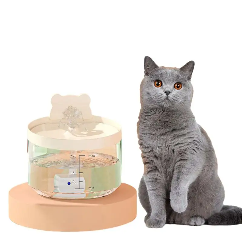 

Puss Brain Power Three Generations Water Dispenser Auto Loop Flow Reaction Fountain Drinker Filtration Pet General Attachment