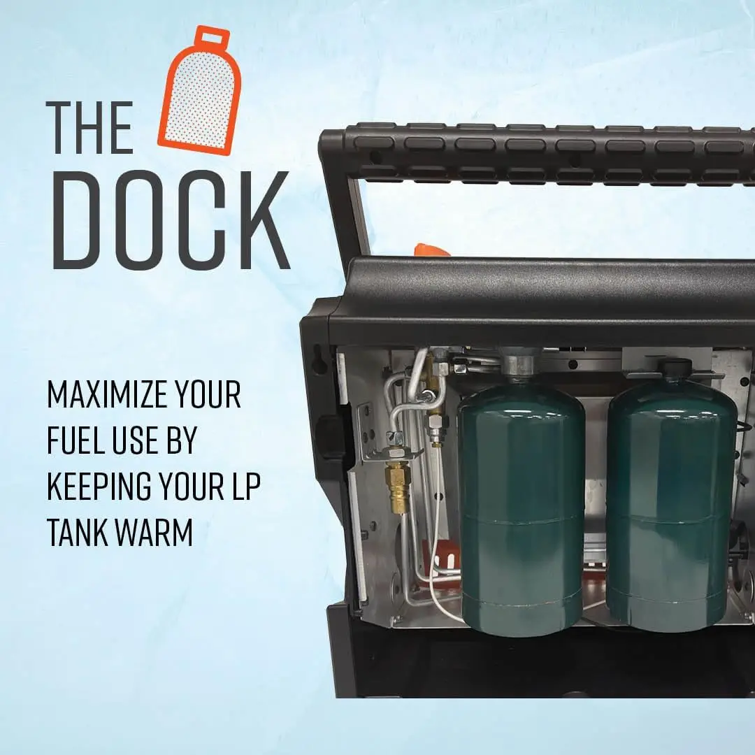 18,000 BTU Portable Propane Radiant Space Heater, Indoor, Outdoor, Garage, Camping, Outdoor Sports, Boating, RVs, Tiltable