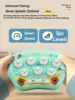 Mini Quick Push Electronic Gaming Machine Light Up Game Whack-a-mole Toy Bubble Handheld Toy Keychain Challenge Game Toys Gift 3