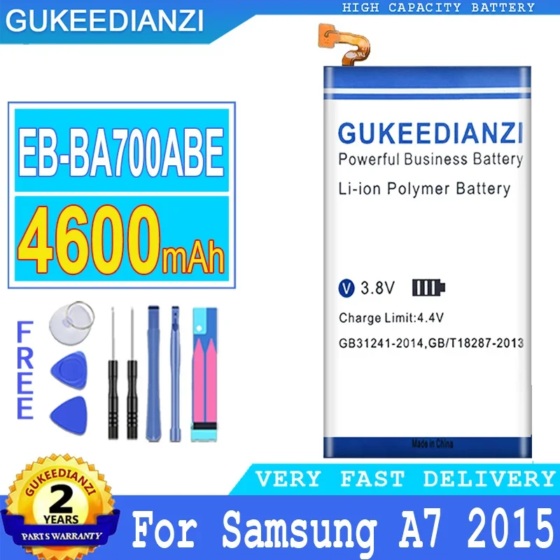 

4600mAh Mobile Phone Battery For Samsung Galaxy A7 2015 A700 A700FD A700S A700L A700F A700H A700K A700X A7000 Batteries