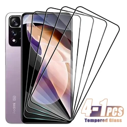 Premium Tempered Glass Screen Protector for Smartphones - Pack of 4 (Redmi Note 13 PRO 5G)