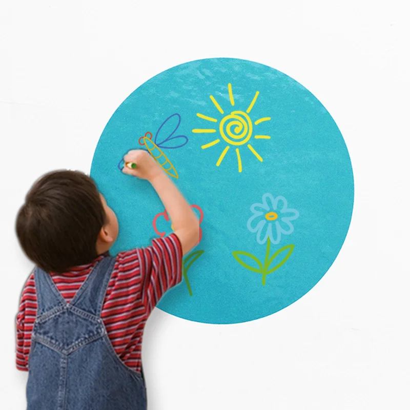 

10 PCS Circular Self-adhesive Label Children's Room Kindergarten Wall Sticker
