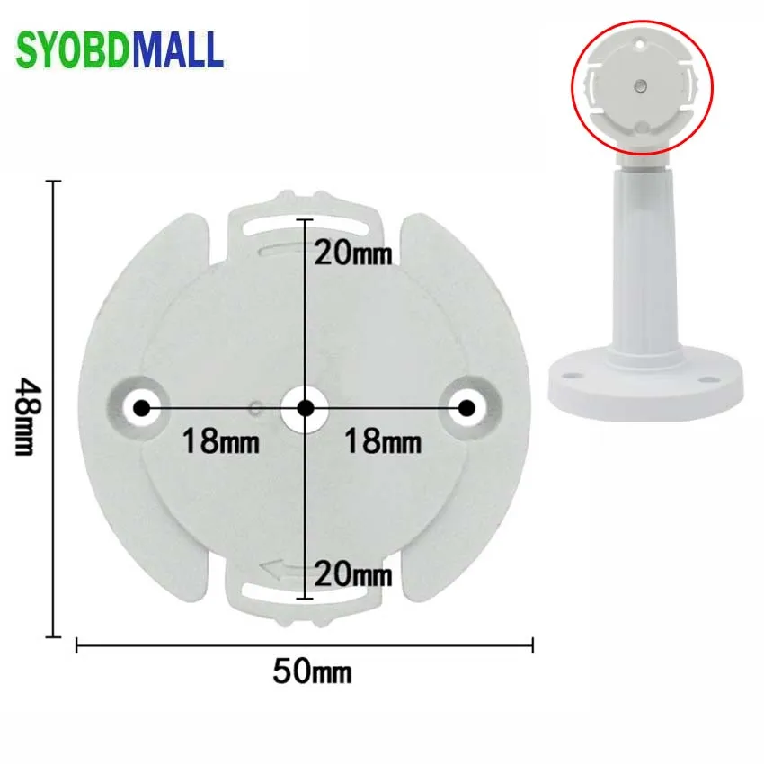 PlasticCameraMountingBaseforXiaomiVideoSurveillanceBaseBuckle