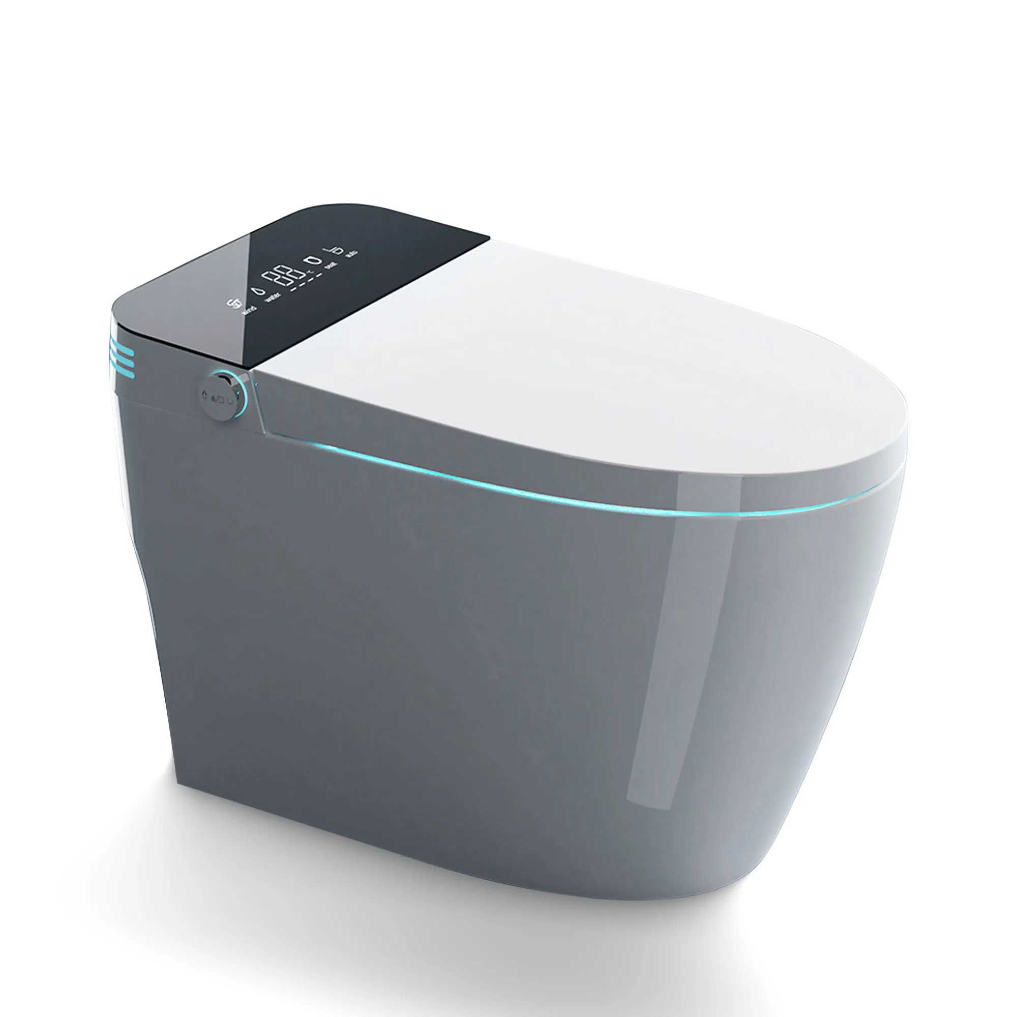 ST-ZGP-01 Smart Toilet with Heated Bidet Seat, One Piece toilet with AUTO Open&Close, Feet Sensor Operation, AUTO Dual Flush, Dr