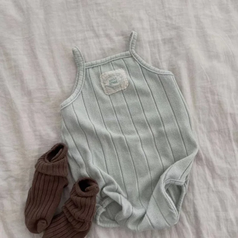 

Summer Newborn Infant Romper Cotton Sleeveless Baby Boys Girls Romper Onepiece Fashion Baby Clothing For 0-24M