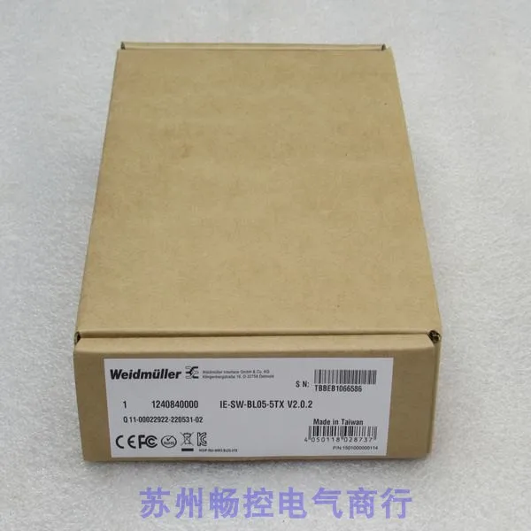 

Новый выключатель Weidmuller Weldmuller IE-SW-BL05-5TX в наличии 1240840000
