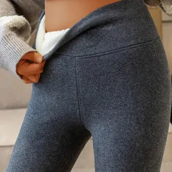 Winter Thermal Pants For Women High Waisted Trouser Tummy Control Women's Yoga Leggings For Gym Exercise Home Running Workout 1