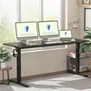 Whole Piece Standing Desk, 60 x 24 Inches Height Adjustable Desk Electric Sit Stand Desk for Home Office 1