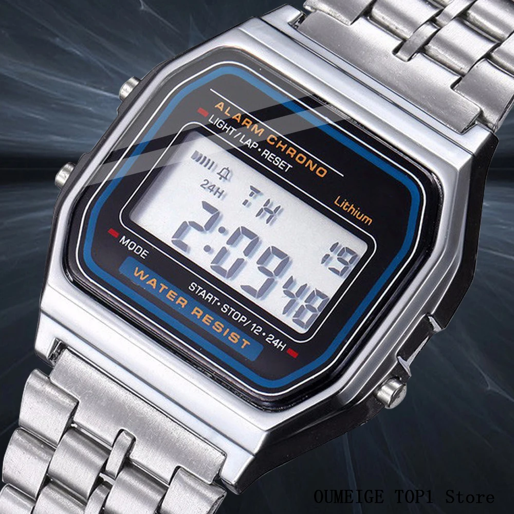 Digital Watch For Men 2023 LED Electronic Wristwatch Chronograph Sport Waterproof Women Bracelet Alarm Clock Orologio uomo reloj aaa 70mah 60pcs 1 5v disposable carbon zinc manganese dry battery suitable for weight scale electronic clock fingerprint toys