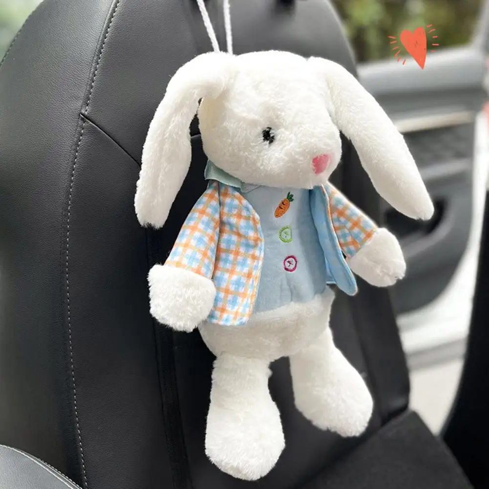 

Napkin Case 1 Set Durable Smooth Zipper Washable Soft Plush Napkin Container for Car