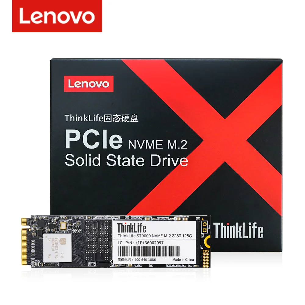 Lenovo NVME SSD NMVE M2 1 TB 128GB 256GB 512GB 1TB SSD M.2 PCIe Internal  Solid State Drive Hard Disk for Laptop Desktop Computer