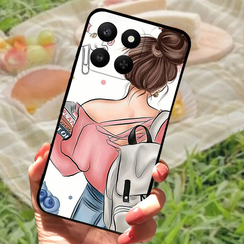 Stylish Cool Wolf Lion Design Soft Silicone TPU Phone Case