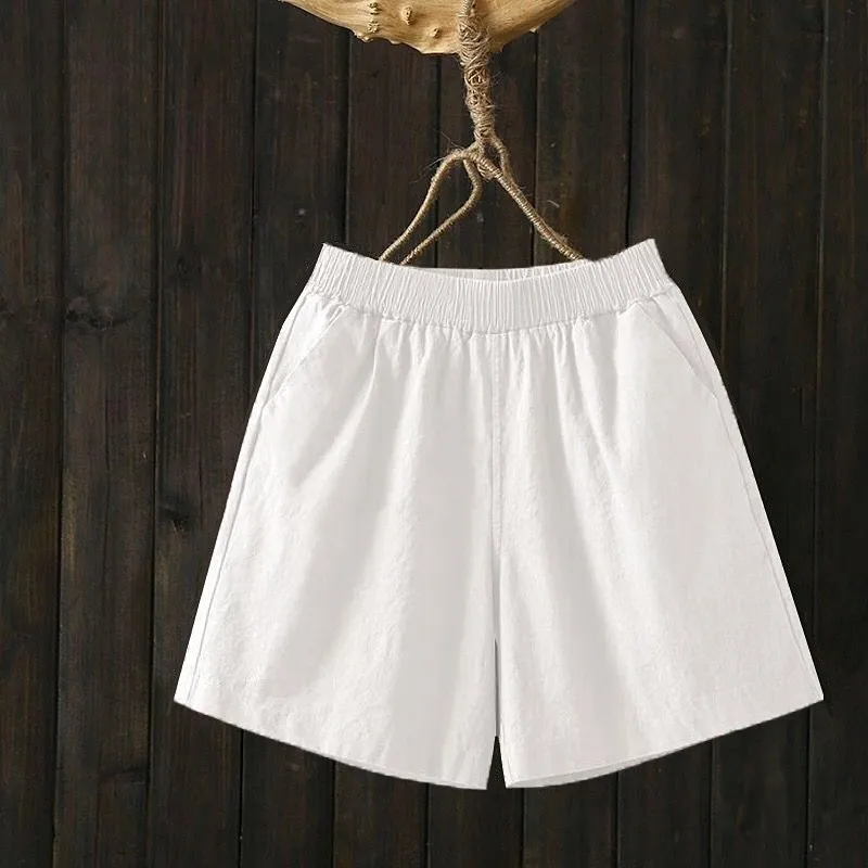 Cotton white [shorts]