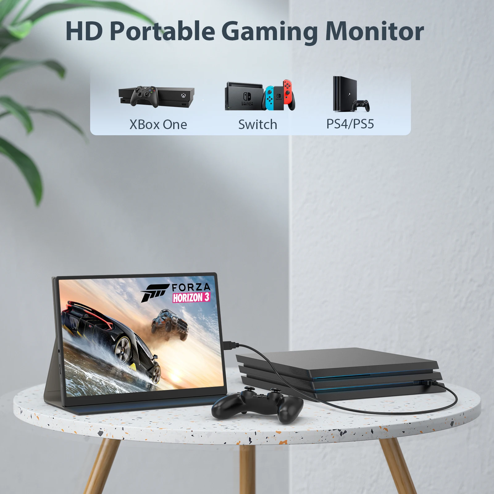 Miktver MK105 Ǯ HD ޴ , 10.5 ġ USB-C IPS, 100% sRGB,  Ʈ HDMI ̹ ÷, Xbox PS4 , 1920x1280
