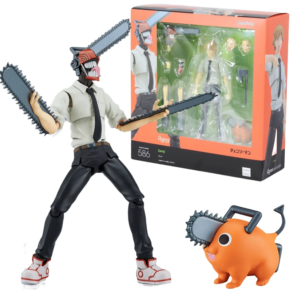 In Stock Original Figma Chainsaw Man Denji 586 Action Figure