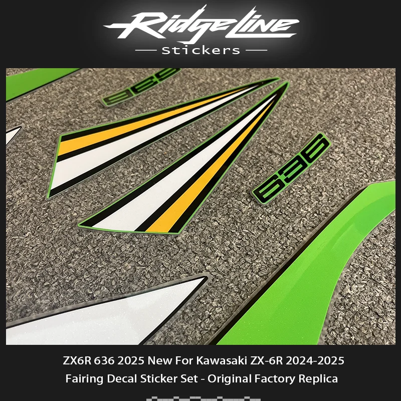 ZX6R 636 2025 New For Kawasaki ZX-6R 2024-2025 Fairing Decal