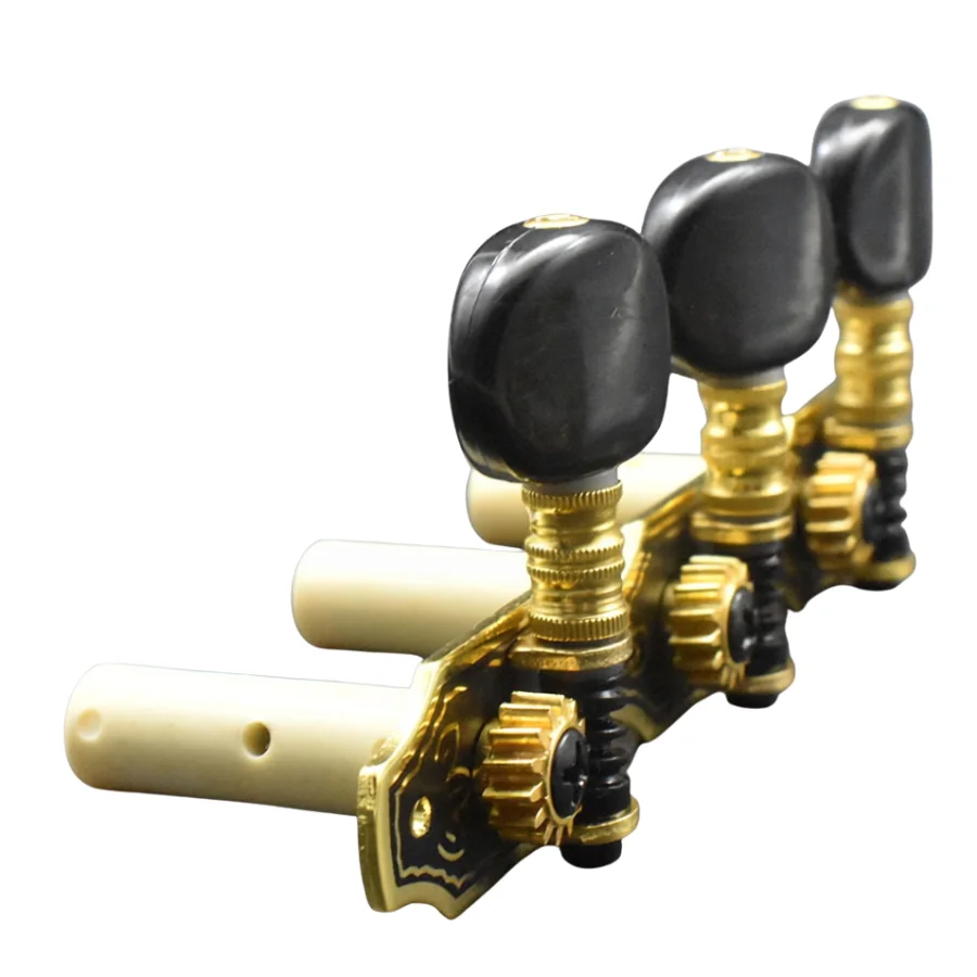Classical Guitar Strings 3R 3L Gold Plate Tuning Pegs Keys Tuners Musical Parts