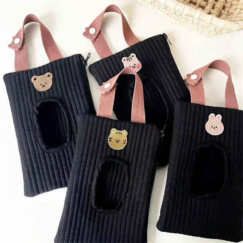 Wet Wipes Bag Portable Pram Extraction Flip Tissue Boxes Baby Stroller Accessories Hanging Bag for Cart