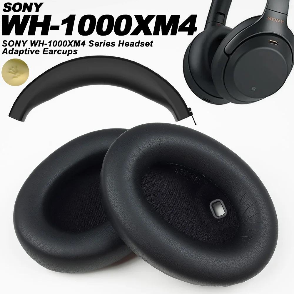 Earpads Compatible with SONY WH-1000XM4 Protein leather Memory