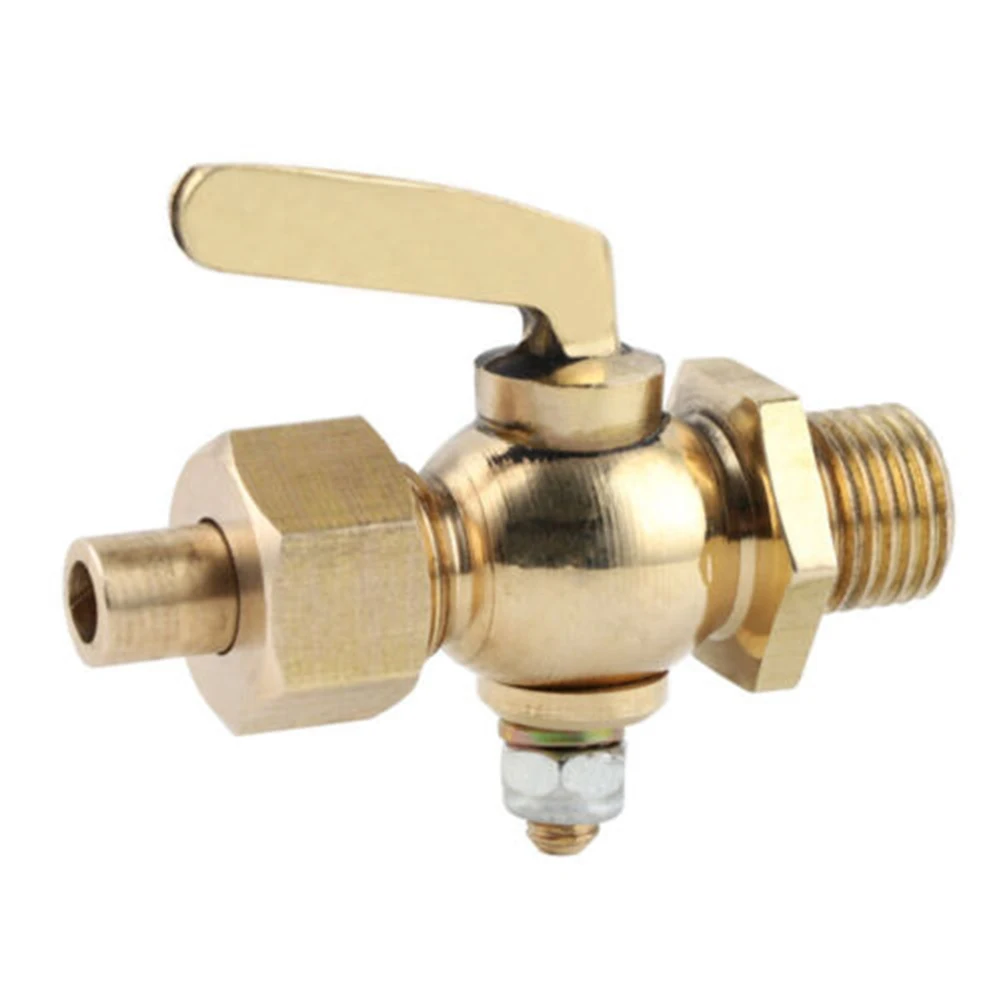 

1/8IN-1/4IN Valve Brass Petcock 6.5 * Height 4.5cm Dowel Mouth Standard Pattern Air Intake Fuel Delivery Accessories